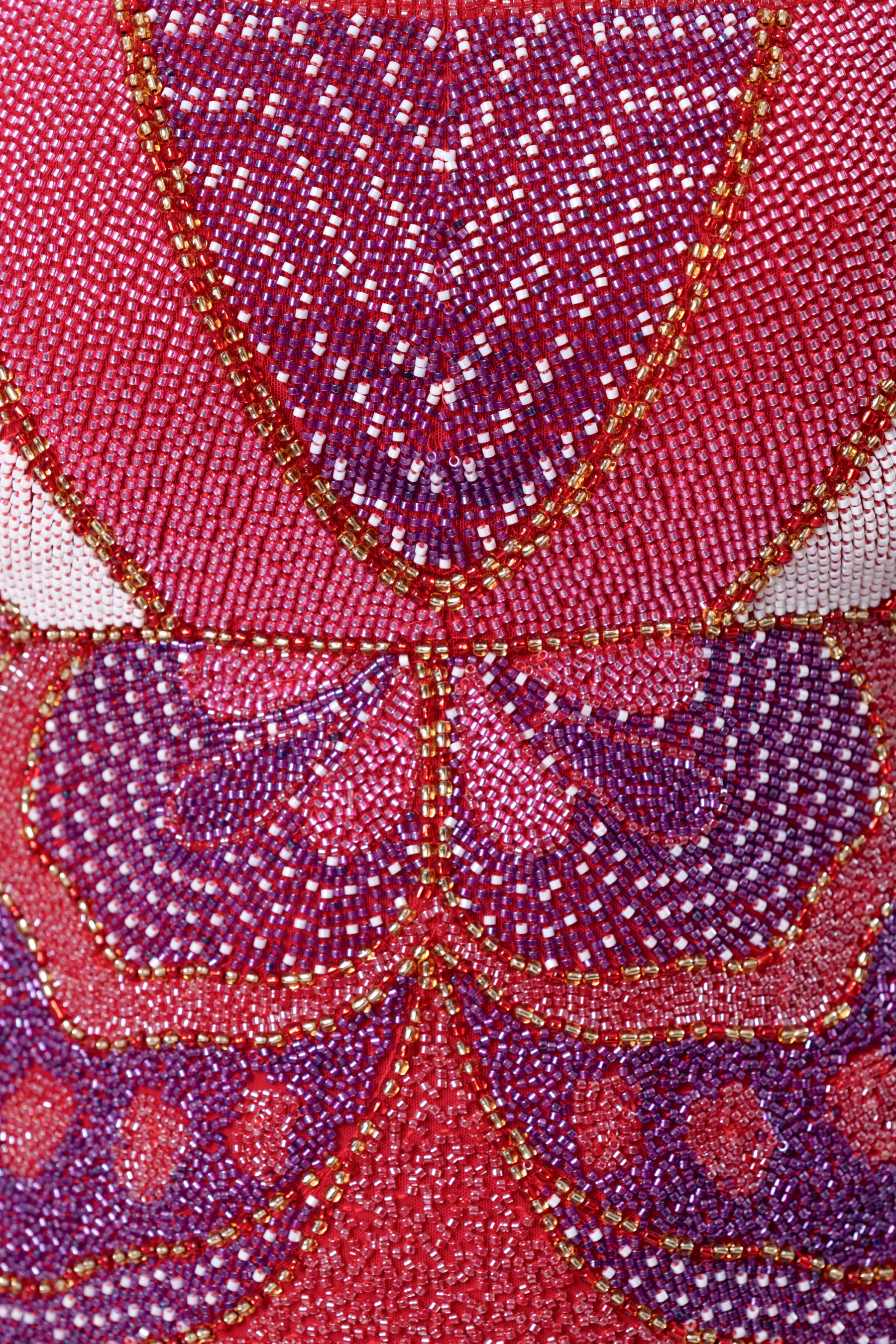 Butterfly Hand-Beaded Embellished Mini Dress