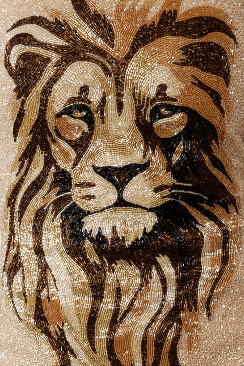 Majesty Hand - Beaded Embellished Mini Dress - Self - Adore